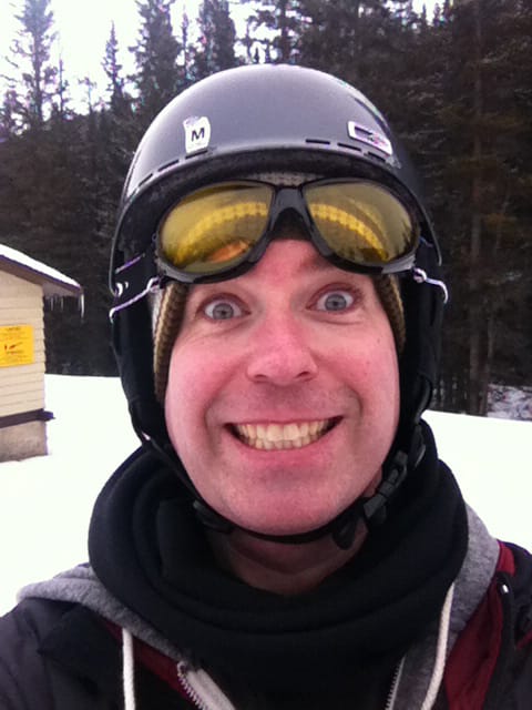 All geared up, Mt. Norquay, Banff National Park, Alberta, 6 March 2013