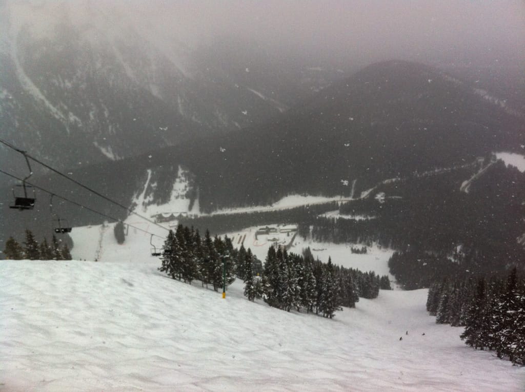 View from the Mt. Norquay Tea House, Banff National Park, Alberta, 6 March 2013