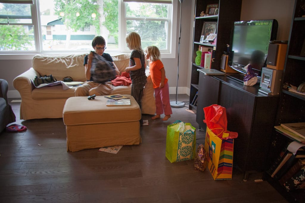 What’s Grandma got?, Westgate, Calgary, Alberta, 22 August 2013