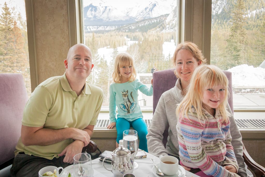 New Years (Eve) Tea, Banff Springs Hotel, Alberta, 31 December 2013