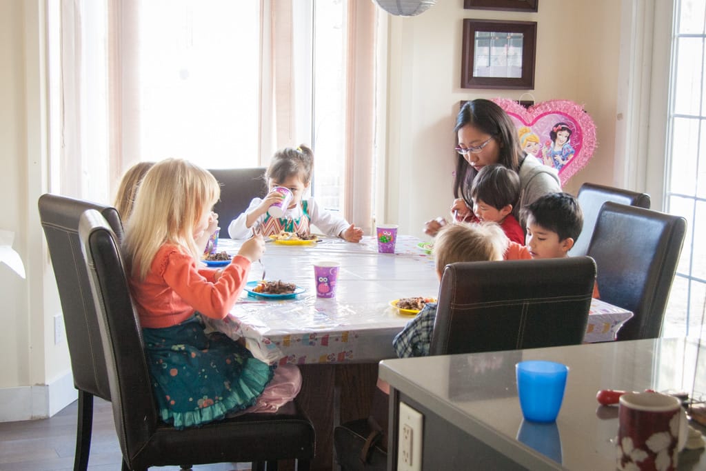 Birthday party, Westgate, Calgary, Alberta, 16 March 2014
