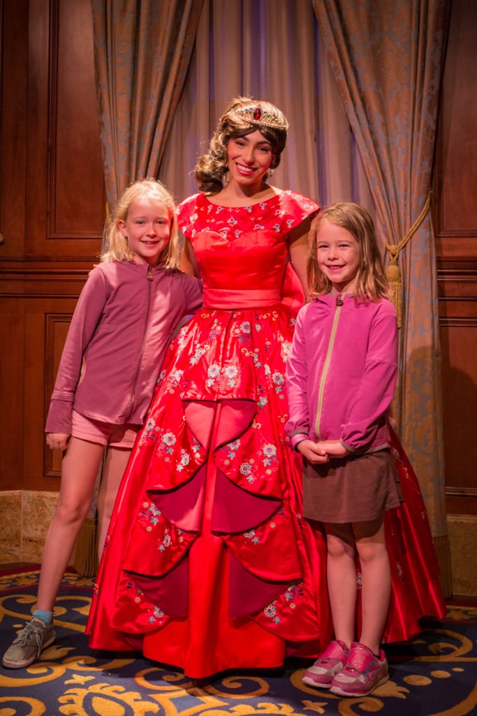 Meeting Elena in Magic Kingdom, Walt Disney World, Orlando, Florida, 23 December 2016