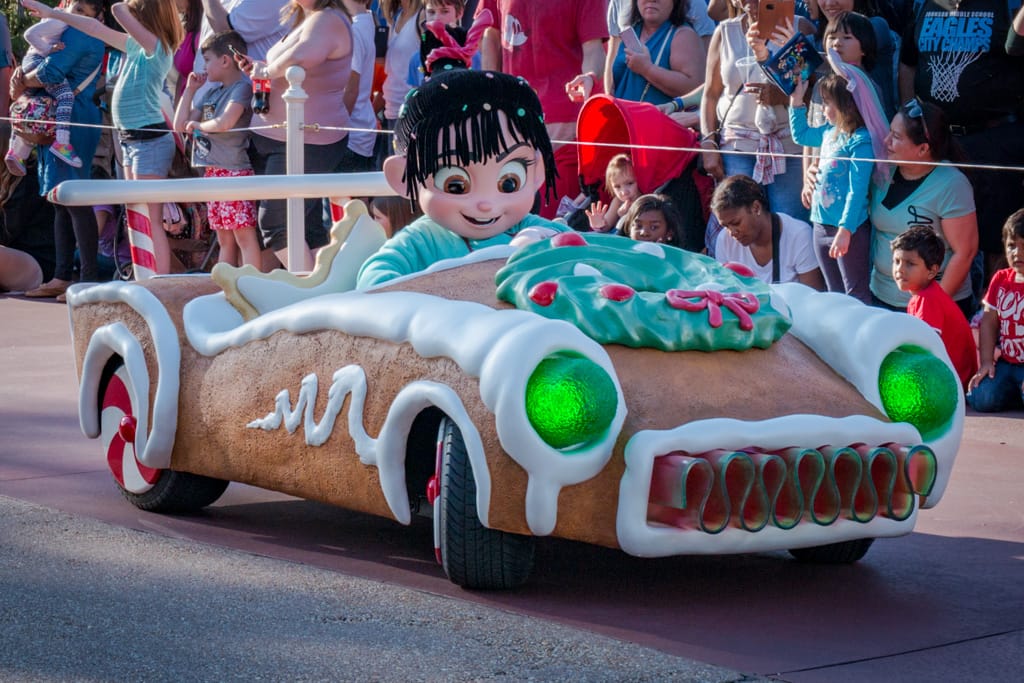 Vanellope von Shweets at the Magic Kingdom, Walt Disney World, Orlando, Florida, 23 December 2016