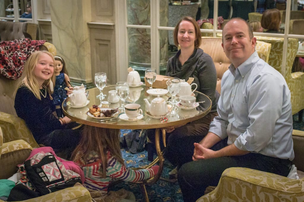 New Years Tea at the Fairmont Palliser, Calgary, Alberta, 1 January 2018