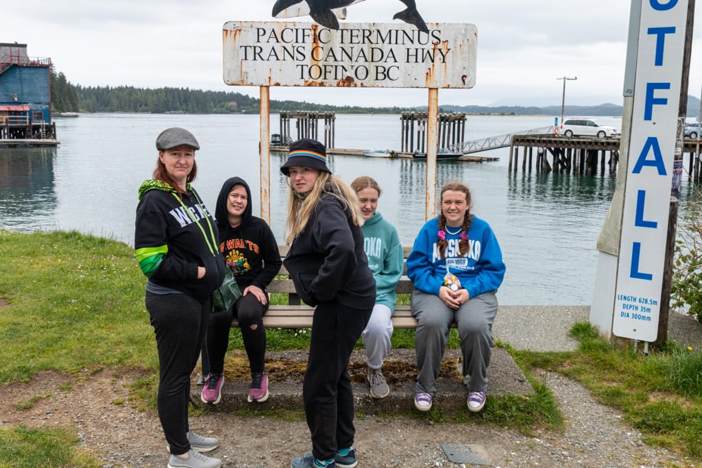 At the end of the road