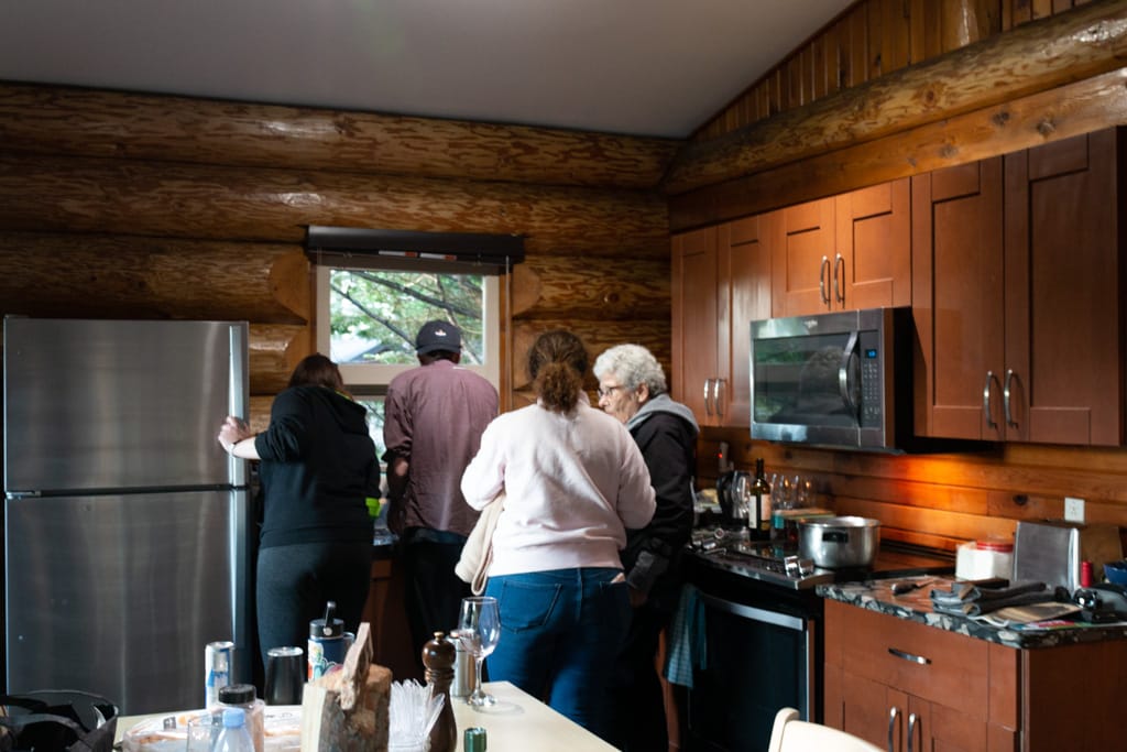 Huddling ‘round the sink