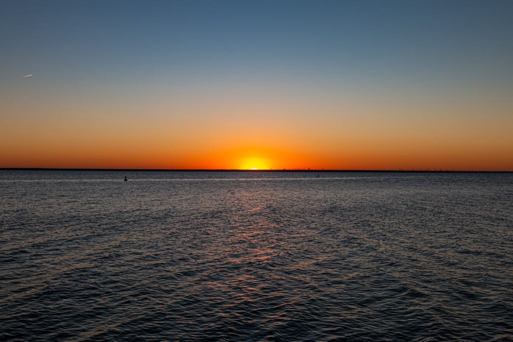 Sundown over Lake Newall