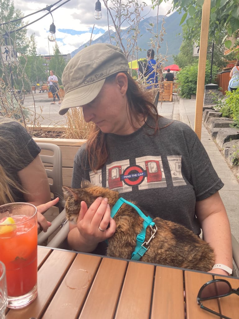 Asia visits Banff for the first time